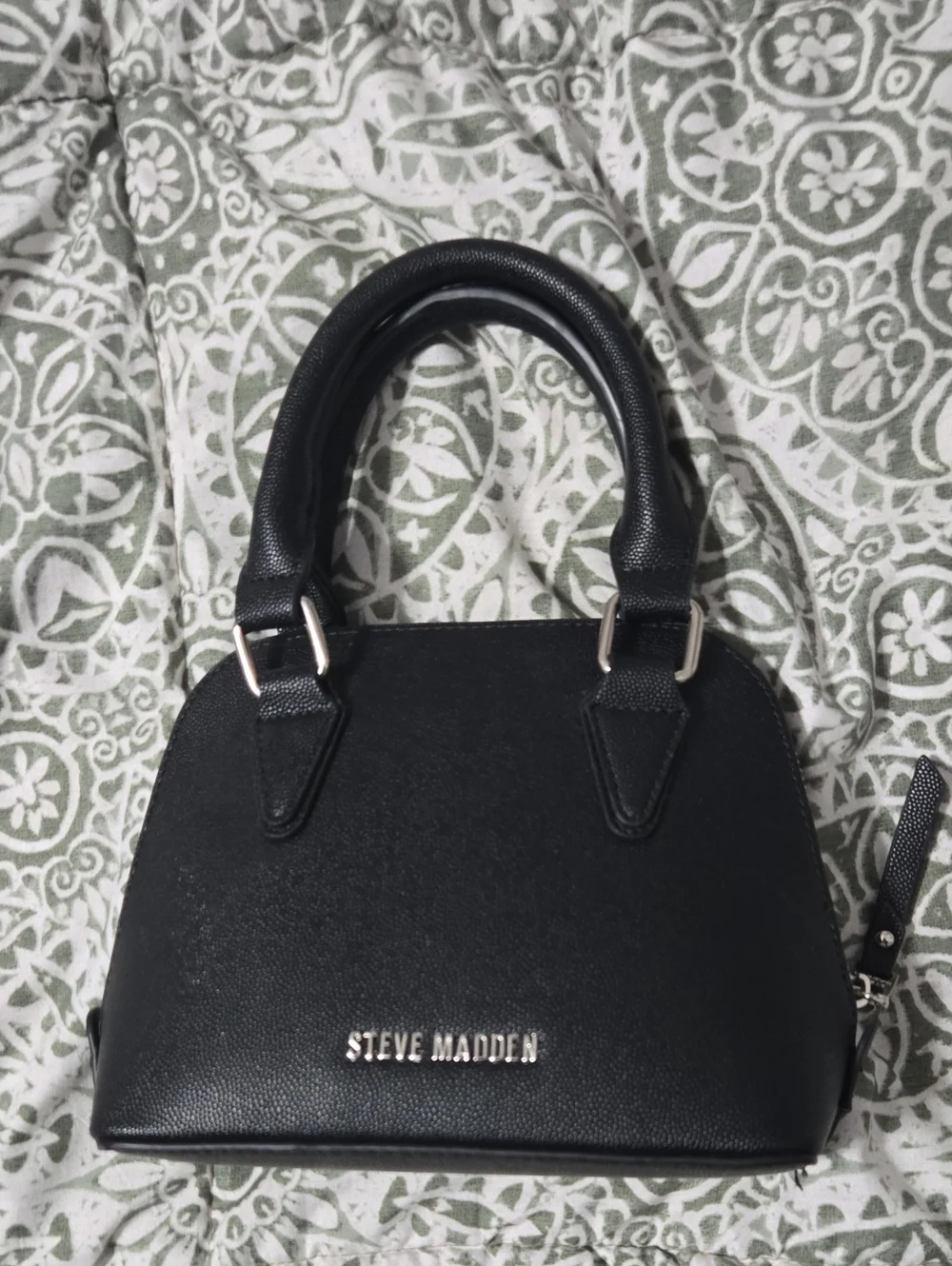 Steve Madden Black Dome Satchel